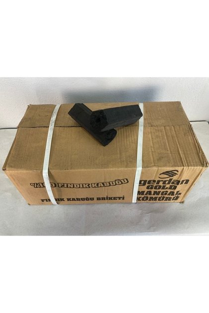 Gerdan Gold Fındık Kabuğu Yerli Üretim Pres Kömür 10 Kg