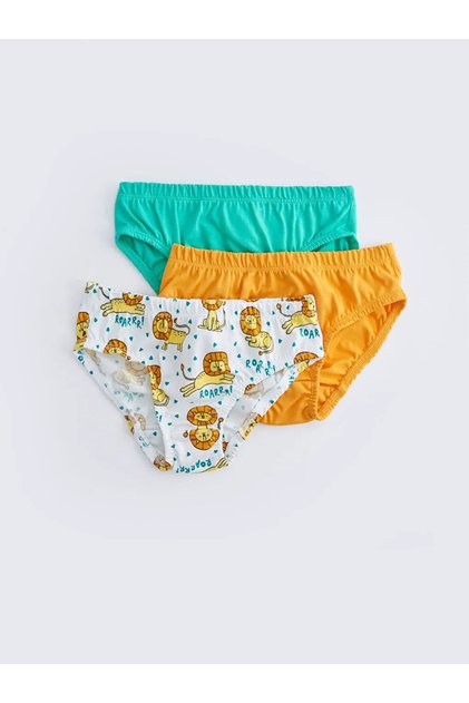 Baby Boy Panties with Elastic Waist 3-Piece