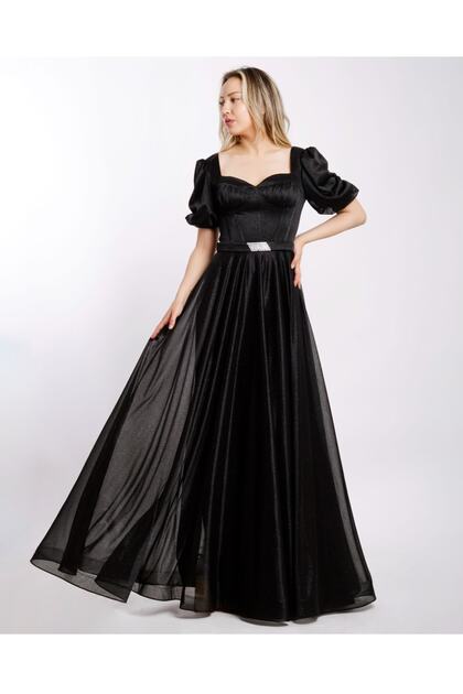 slim fit dress slacks Glitter Stars Navy Tulle Sexy Plunging Unique Formal Dress main image 0