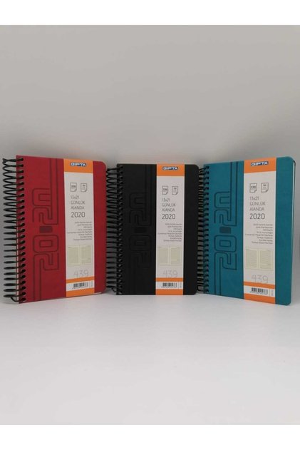 439-PLK 13x21 Spiral Old Agenda 3 Pieces