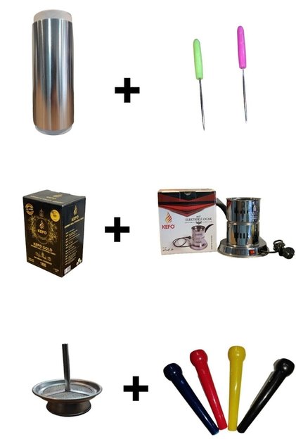 Kefo Full Set (1kg Kefo Gold + 50 Adet Sipsi + Közlük + Iğne + Ocak + Rulo Folyo)