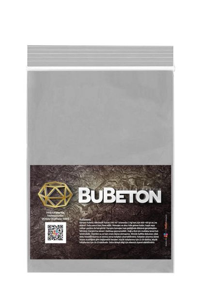 BuBeton 1 Kg Hızlı Donan Profesyonel Beton Saksı Harcı Hobi Harç - 1