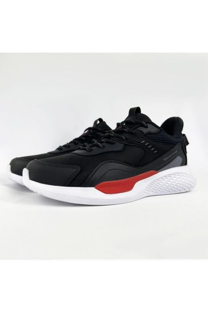 Walky - Gordy Siyah - Kırmızı Erkek Sneaker Ayakkabı - 8