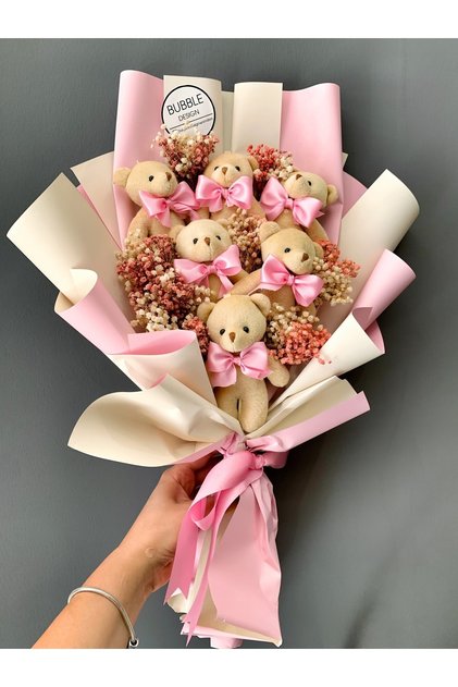 Teddy bear soft ayıcık buketi