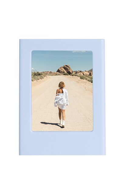 Fujifilm Instax Mini Film Uyumlu Mavi Mıknatıslı Fotoğraf