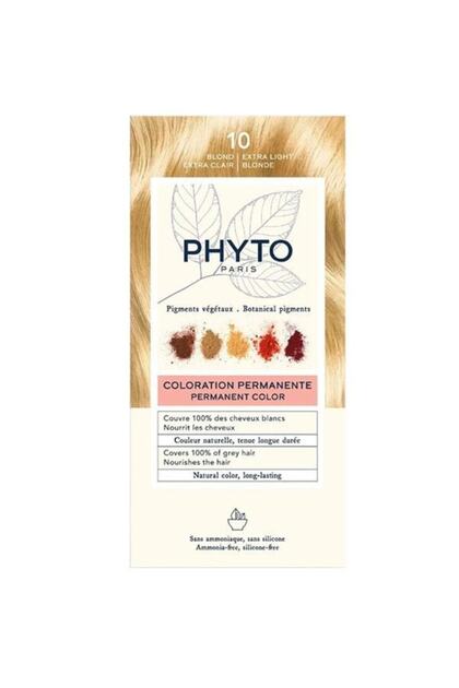 Phytocolor Bitkisel Saç Boyası 10 - Çok Açık Sarı Yeni Formül