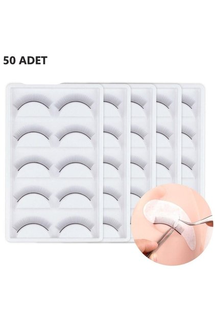 Eğitim Kirpik 5 Paket 50 Adet