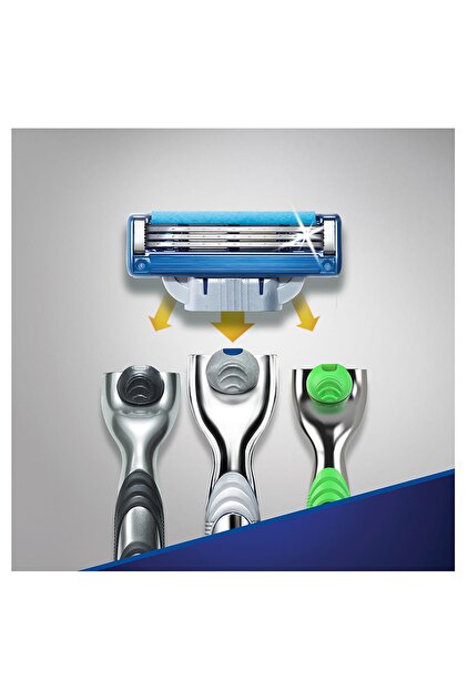 【Mach3】セット割ジェットスティック&スピードボンバー（レギュラー） Gillette Mach3 Turbo Tıraş Bıçağı Paketi (8'Li Bıçak + Jel +