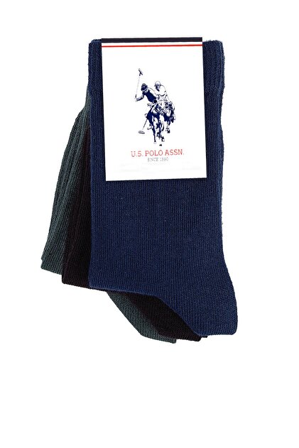 U.S. Polo Assn. Lacivert Erkek Çocuk Çorap - 1