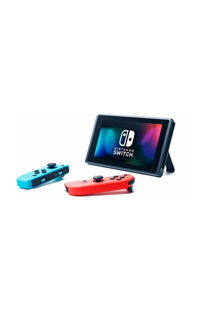 Nintendo Switch Mavi Kırmızı Joy - Con + Super Mario Maker 2 Oyunu