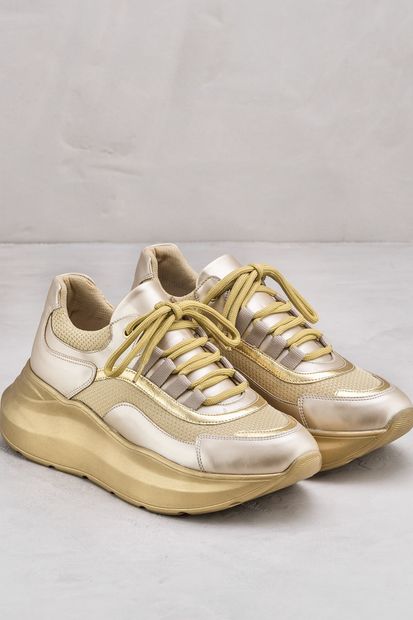 Elle Shoes ADONCIA Altın Kadın Ayakkabı - 2
