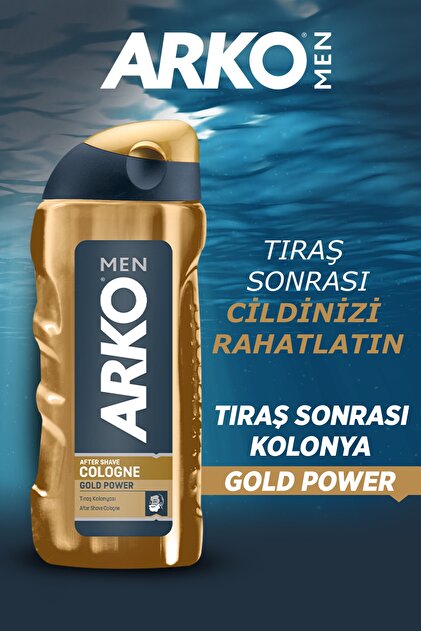 Arko Men Gold Power Tıraş Kolonyası 2x200ml - 2
