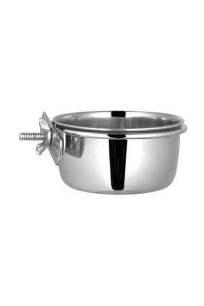 Orijin Vidalı Askılı 10 Oz Çelik Yem Kabı 9,5 Cm