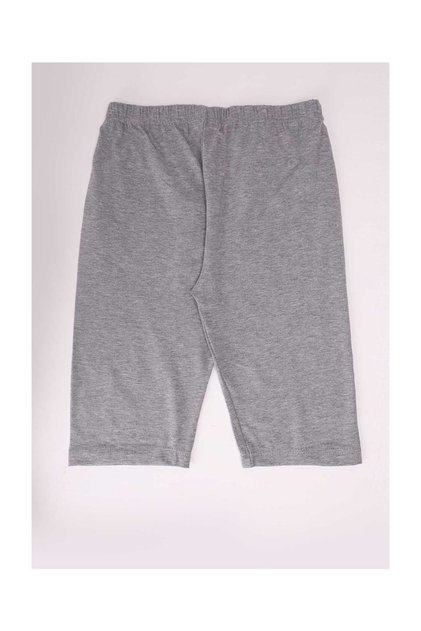 Elastic Waist Short Tights 156| Grey Gray L