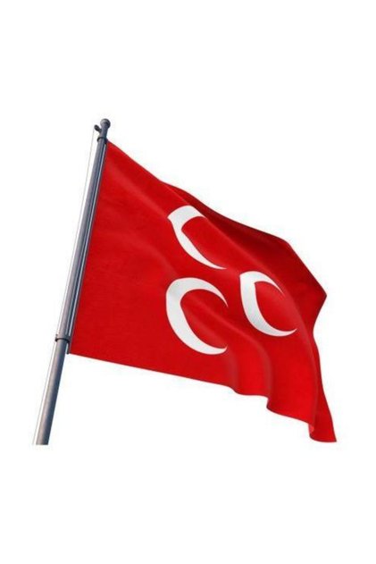 Üç Hilal Bayrağı 2x3 mt 200x300 cm