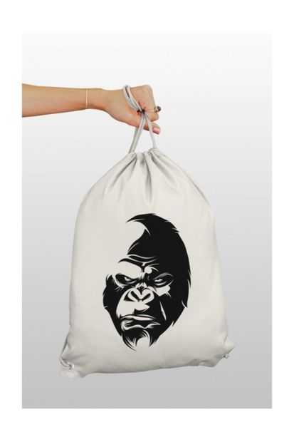 Angemiel Bag Sinirli King Kong Bez Sırt Çantası - 1