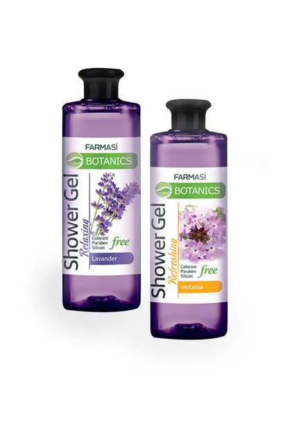 Botanics Lavender+Mine Flower 2-Piece Shower Gel Set