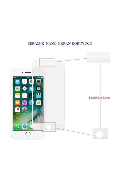 Microlux Iphone 7 Ekran Koruyucu Seramik Nano 9d Tam Kaplama - 10