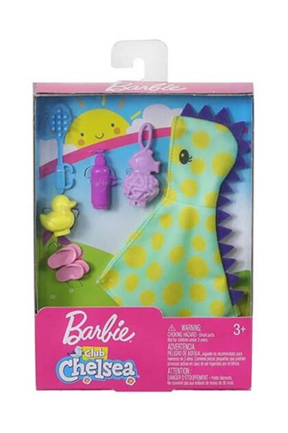 Barbie Chelsea' nin Sevimli Aksesuarları FXN69 - Dinozor Kıyafetli