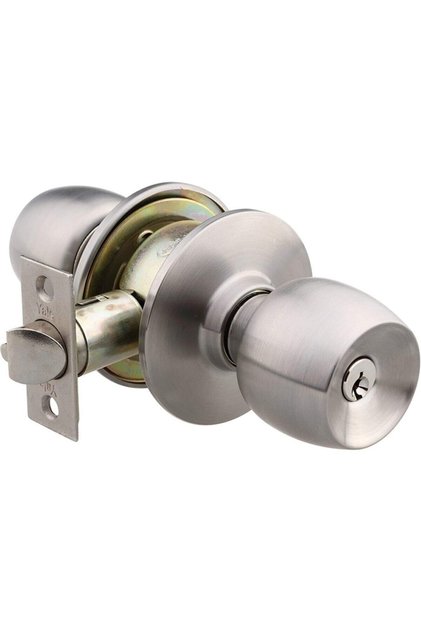 Knob Lock Entry Type Matte Satin (60-70 Mm Adjustable)