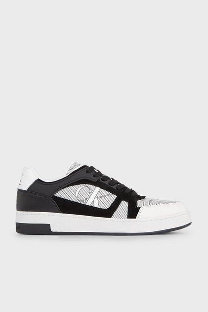 Leather Suede Sneakers YM0YM00707YBR Men's SHOES YM0YM00707 YBR