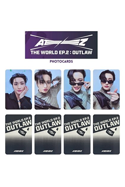 Kpop Dünyasi ATEEZ Hongjoong '' The World Ep 2 : OUTLAW '' PC Set