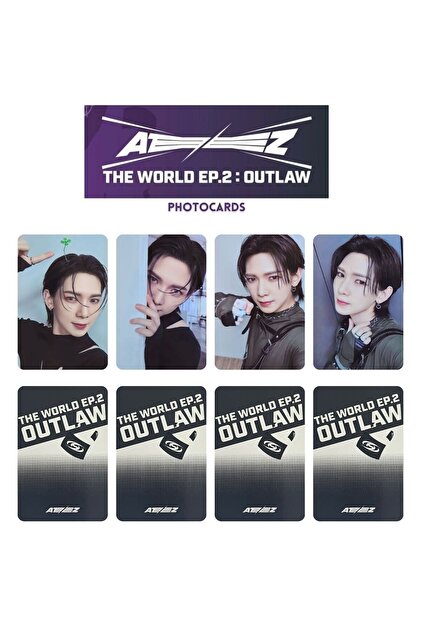 Kpop Dünyasi ATEEZ Yeosang '' The World Ep 2 : OUTLAW '' PC Set