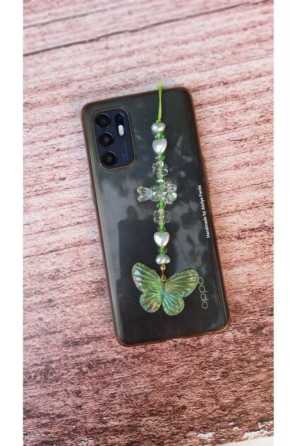 Phone Charm with Butterfly and Rabbit Figures Phone String