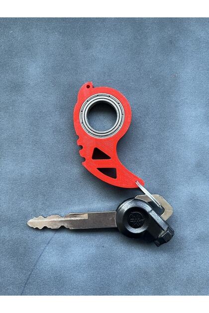 Keyrambit V2 Pro Red Rotatable Keychain 1 Piece