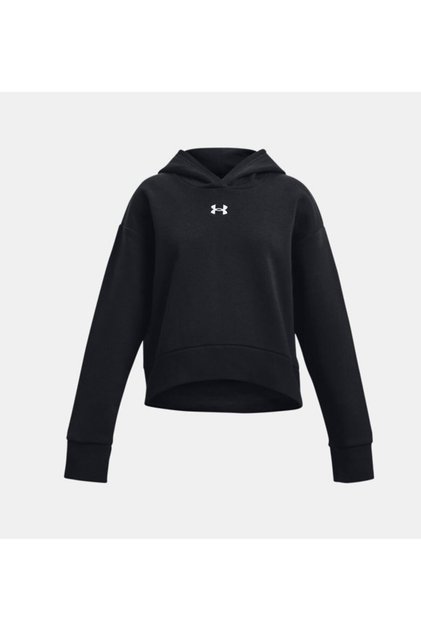 Girl's Ua Rival Fleece Crop Hoodie 1379517-001