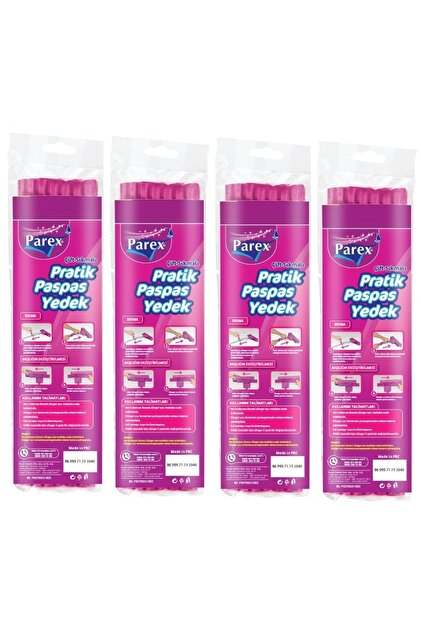 PP-「P」4枚セット　バラ売り不可 Parex Pratik Paspas Çift Sıkmalı 4'lü Yedek (4'lüFırsat Paketi