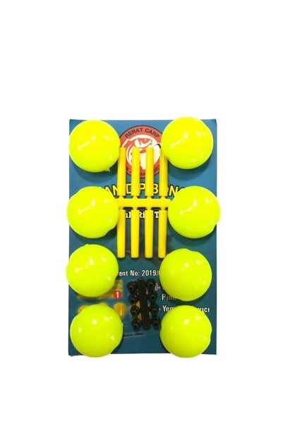 Carp Profesyonel Rig Yassı Boncuklu Fosfor Yeşili Tam Takım Sazan Dip Yemi