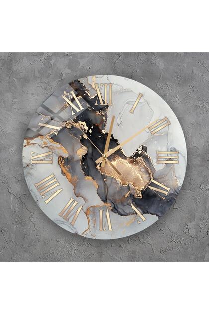 Zidni sat, stakleni zidni sat, modeli satova za dnevnu sobu 36x36 cm 3T846874199