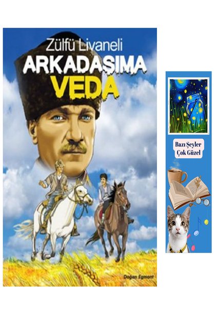 (ESKİ BASIM-KOLEKSİYON KİTAP) Arkadaşıma Veda - Zülfü Livaneli Özel Tasarım Ayraç Hediye