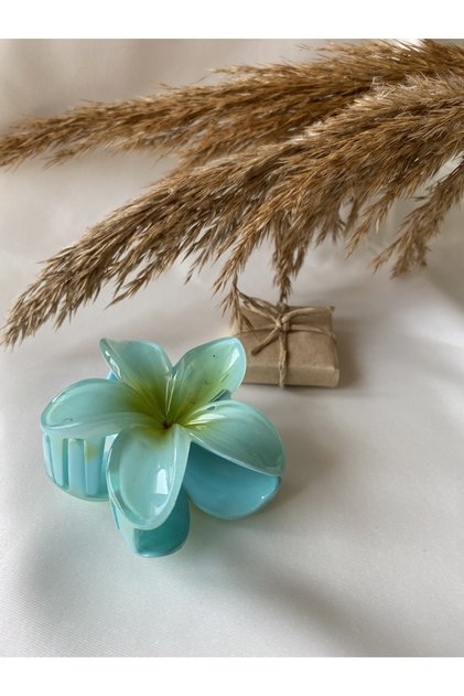 1 Piece Blue Aloha Lotus Flower Buckle