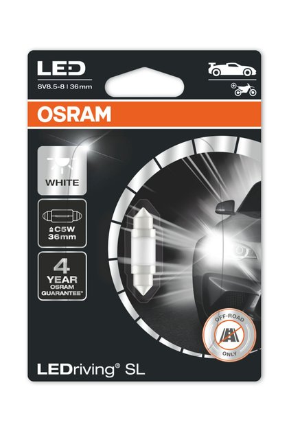 Sofit Led LEDriving SL C5W 36mm 6000K Beyaz Işık 4 Yıl Garantili 6418WP.01B (1 Adet)