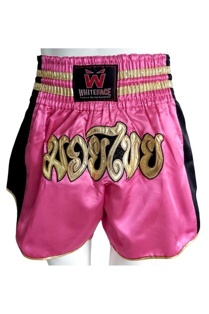 Muay Thai Elite Şort (Pembe-Siyah)