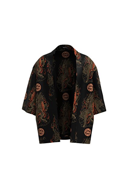 Shout Oversize Japanese Kirin Unisex Kimono - Fiyatı, Yorumları