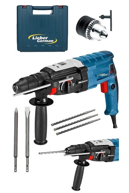 GBH228 Bakır Sargılı 9500 7.1 Joule 28mm Kırıcı Delici Matkap 5 Parça Sds Uç Seti Hediyeli