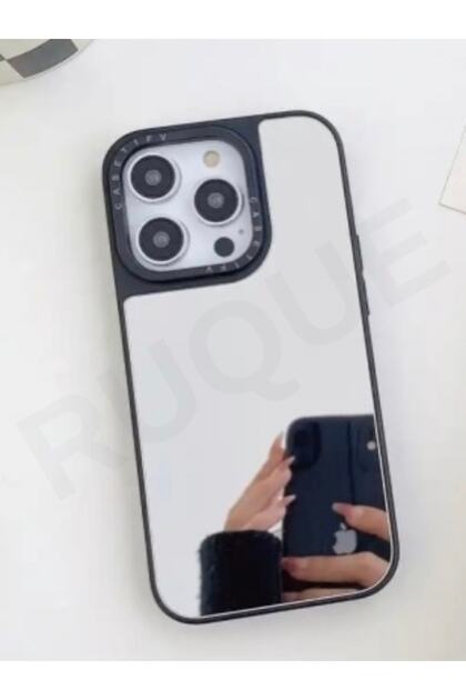 Iphone 14pro Flat Surface Camera Protected Shock Absorbing Casetify Makeup Mirror Case
