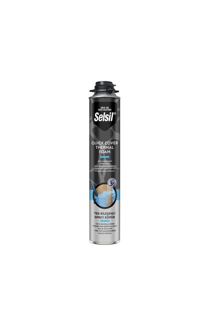 Poliüretan Termal Isı Ve Ses Yalıtım Köpüğü Tabancalı 850 Ml.