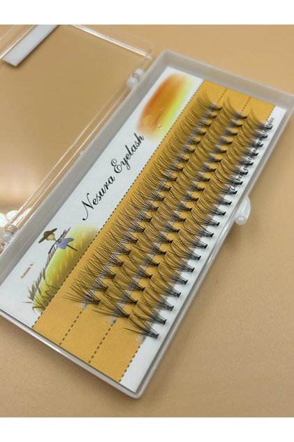 NESURA 10D Demet Tekli Takma Kirpik- 12MM