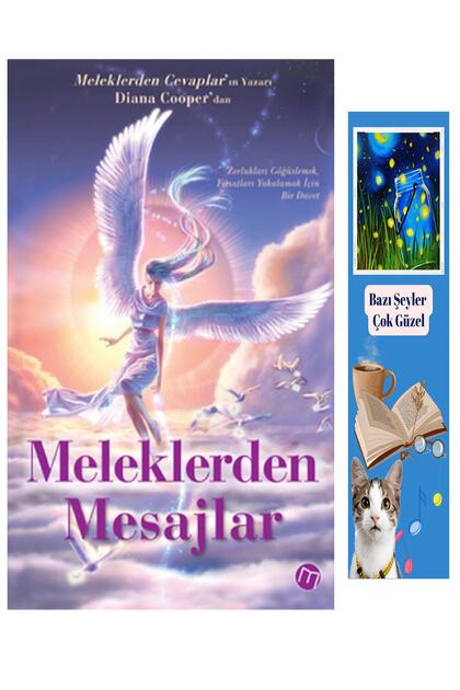 (ESKİ BASIM-KOLEKSİYON KİTAP) Meleklerden Mesajlar - Diana Cooper Ayraç Hediye