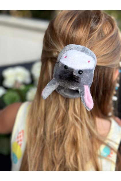 Luxury fashion cute plush donkey eyore winnie toy slippers female child automatic pensli buckle