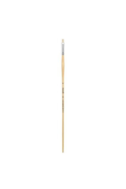 White Bristle Oil&Acrylic Brush 258 Series No: 4