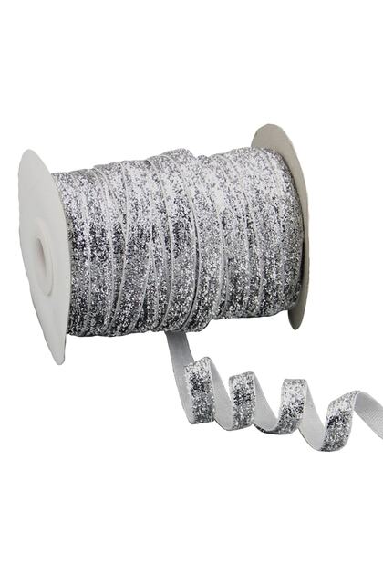 Gray Glitter Ribbon (1cm-5m)