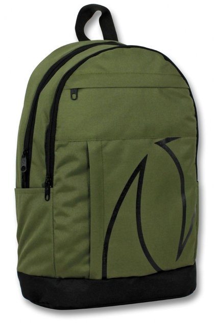 Cennec Three Compartment School Daily and Travel Backpack - Green