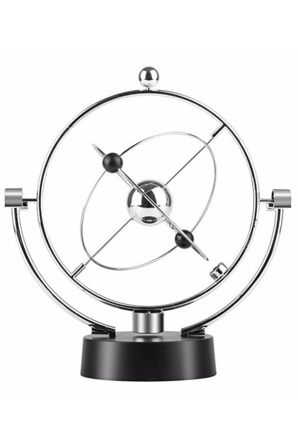 Newton Beşiği Mıknatıslı Manyetik Pilli Salıncak Kinetik Orbital Gök Küre A-603