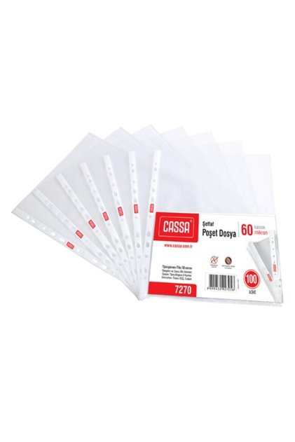 7270 Transparent Bag File