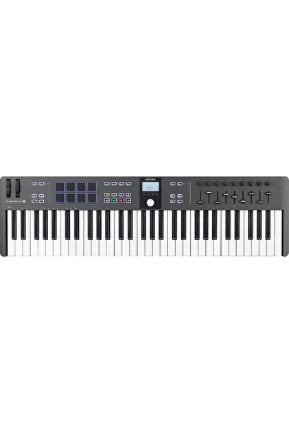 ARTURIA KeyLab Essential 61 mk3: Siyah | 3.Nesil Akıllı MIDI